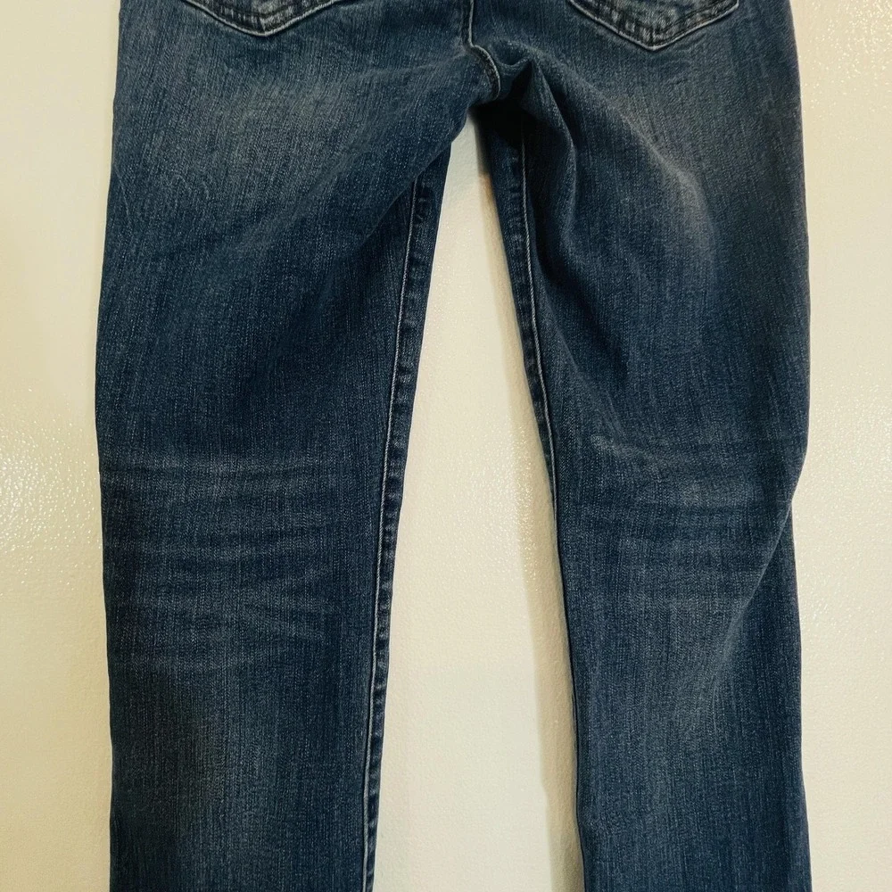 KUT From The Kloth Reese Jeans Womens 4L Blue Straight Mid Rise Stretch Denim‎